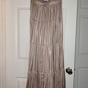 Zara Cream Maxi Skirt